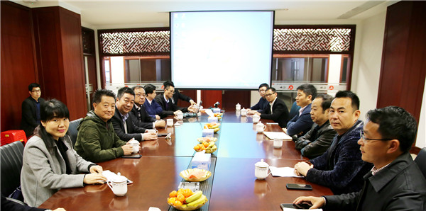 楊文龍董事長會見中國食品發酵工程研究院院長蔡木易一行